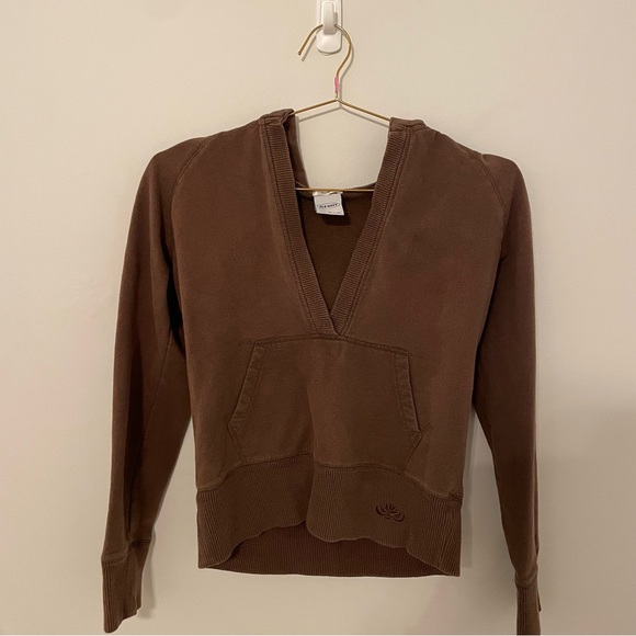 Vintage Y2K Sweatshirt Chocolate Brown Bella Swan M - Picture 3 of 10